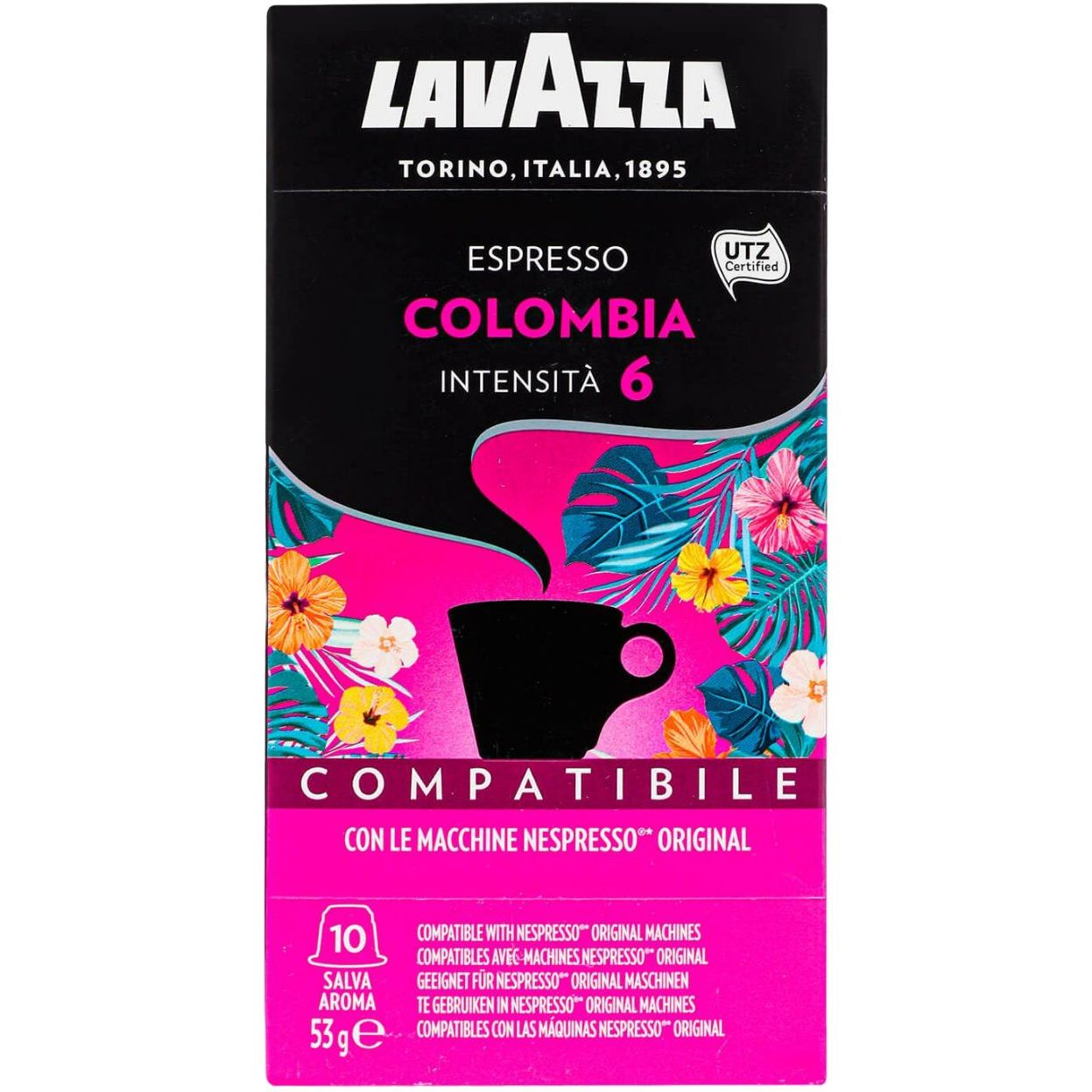 Кофе в капсулах Lavazza Espresso Colombia 53 г (10 шт. х 5.3 г) (881179) - фото 1