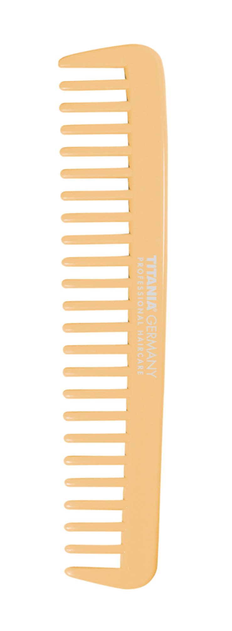 Гребінець для густого волосся Titania, 18,5 см, помаранчевий (1814-6 оранж) - фото 1