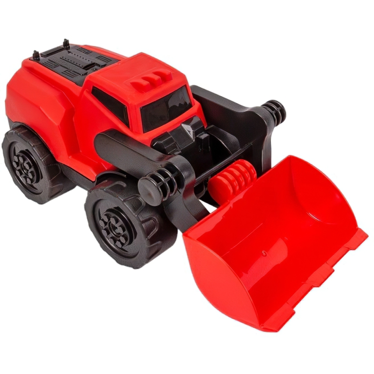 Детский Игрушечный Трактор Технок 8553Txk С Подвижным Ковшом Красный - фото 1