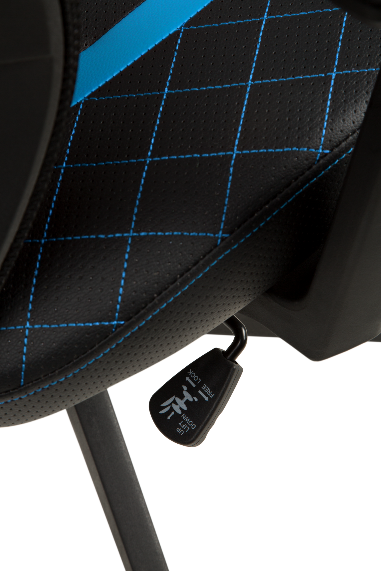 Геймерское кресло GT Racer черное с синим (X-6674 Black/Blue) - фото 9