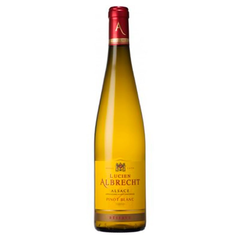 Вино Lucien Albrecht Pinot Blanc Réserve, біле, сухе, 13%, 0,75 л - фото 1