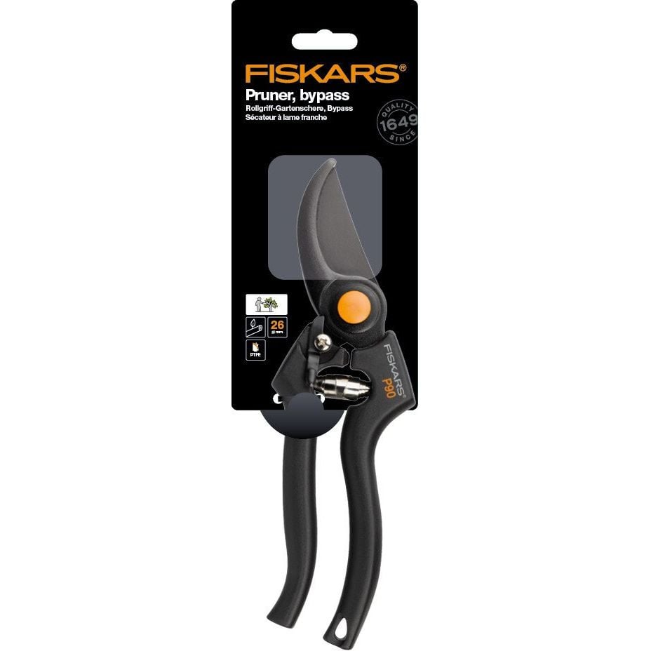 Секатор садовый профессиональный Fiskars P90, 26 мм, 23 см (1001530) - фото 2