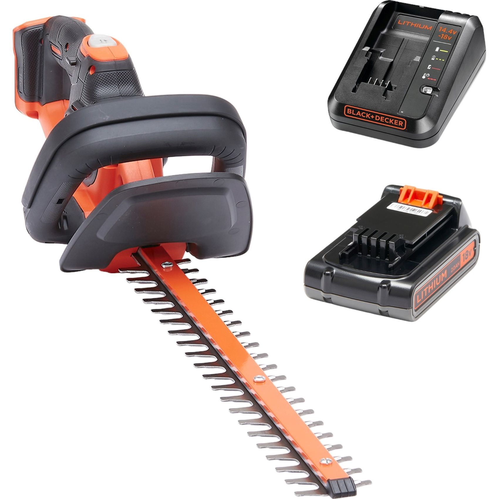 Кусторез Black+Decker аккумуляторный (GTC18502PC-QW) - фото 3