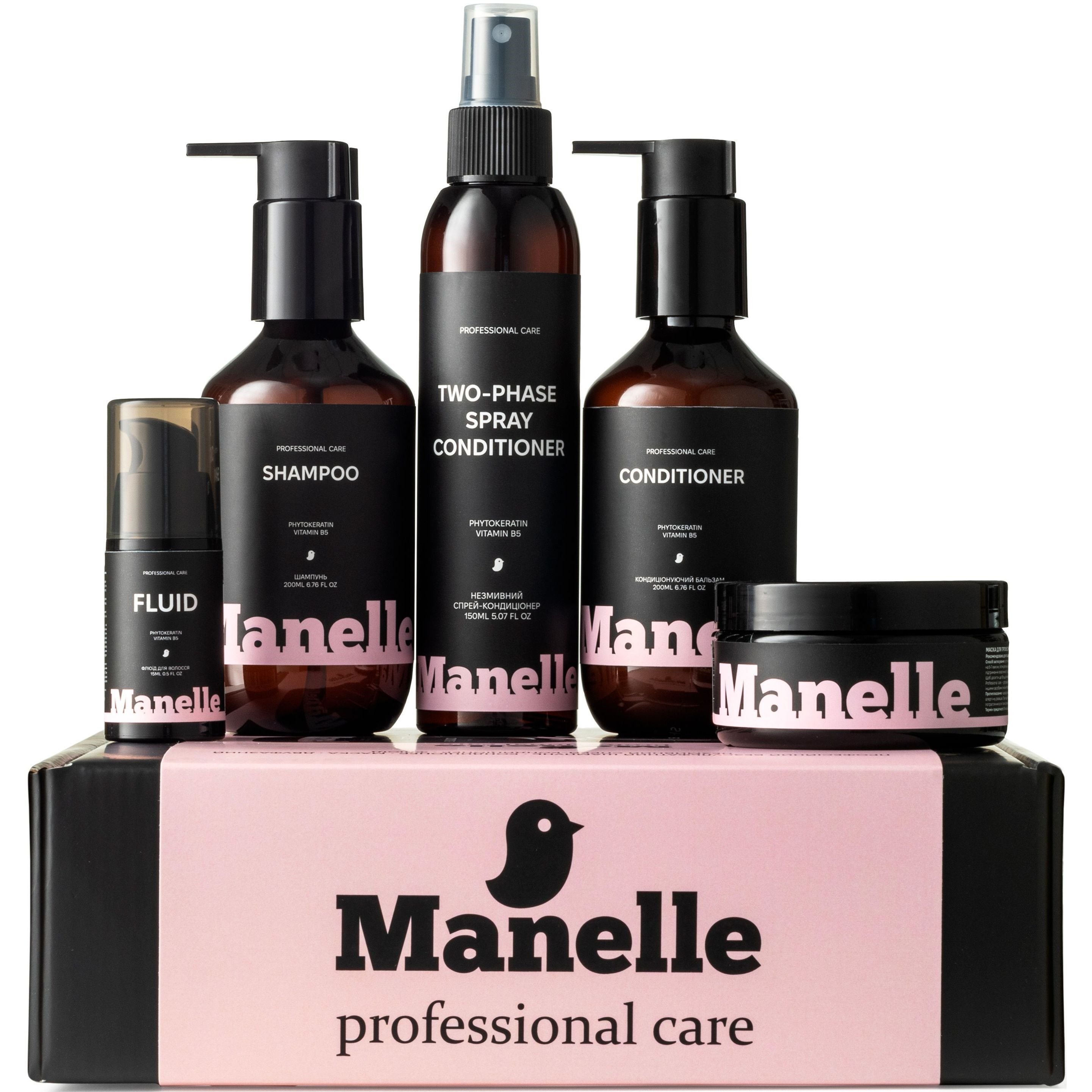 Комплексний набір для волосся Manelle Professional care Phytokeratin vitamin B5 - фото 3