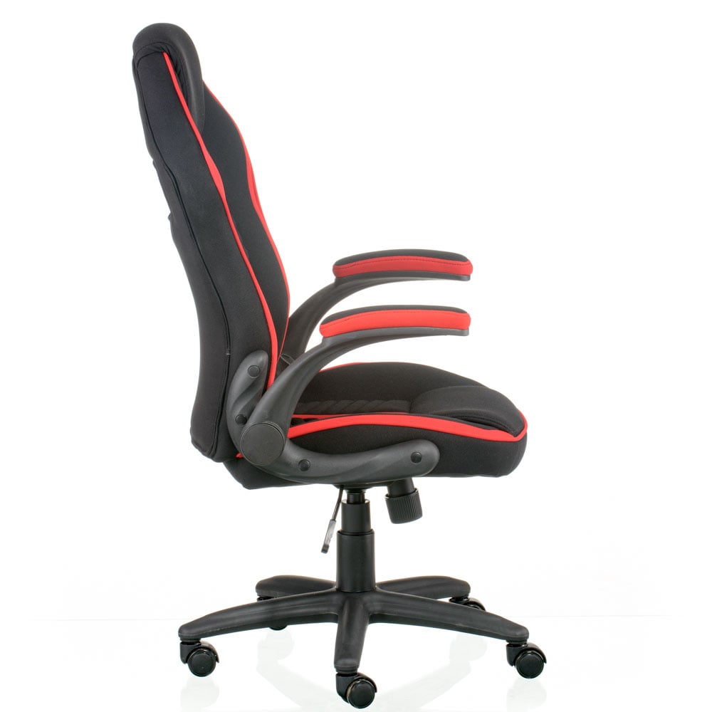 Офісне крісло Special4you Prime чорне з червоним (E5555) - фото 4