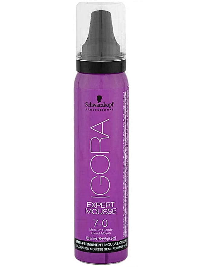 Мусс-краска для волос Schwarzkopf Professional Igora Expert Mousse, тон 7-0, 100 мл (1917262) - фото 2