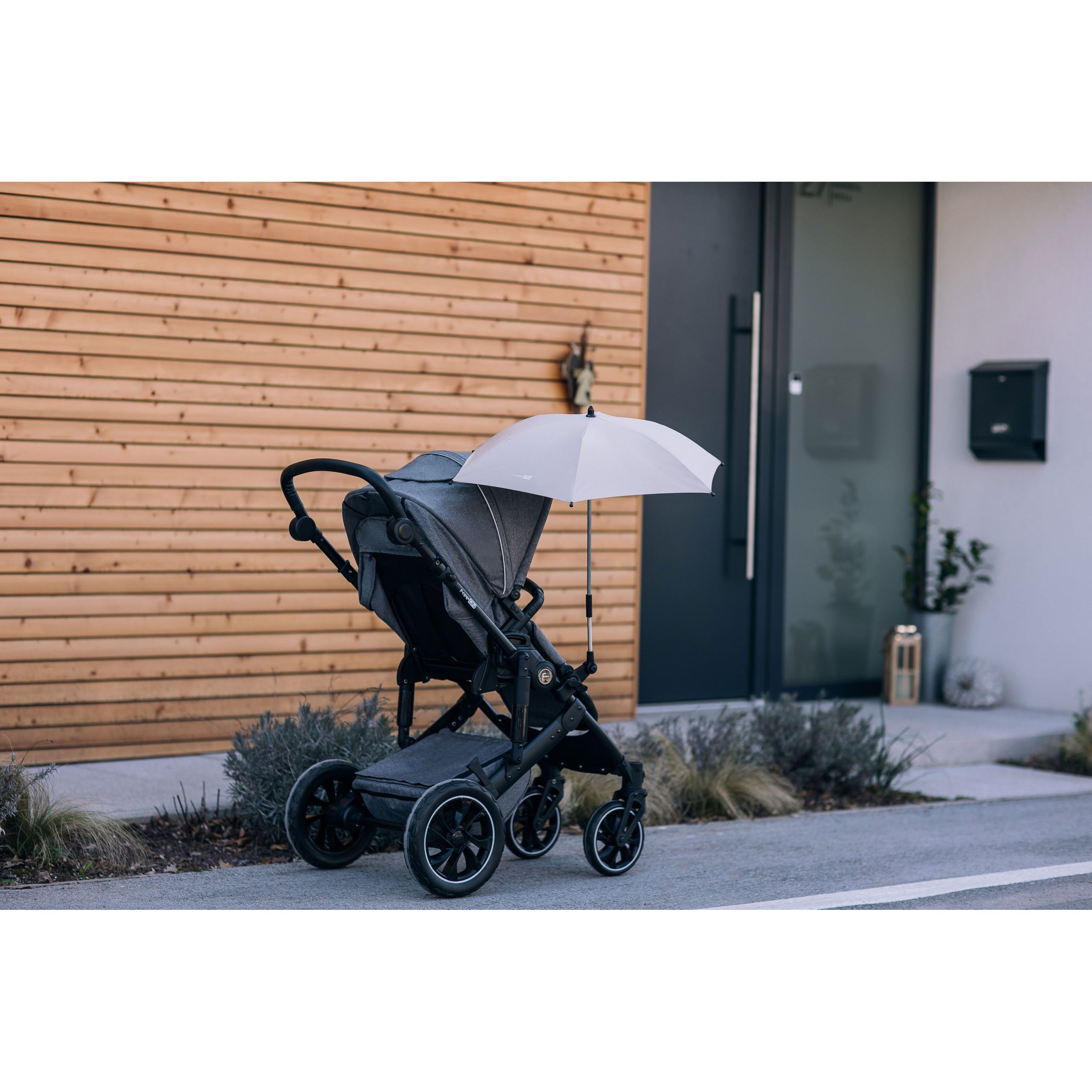 Зонтик для детской коляски FreeON Beige (48693) - фото 2
