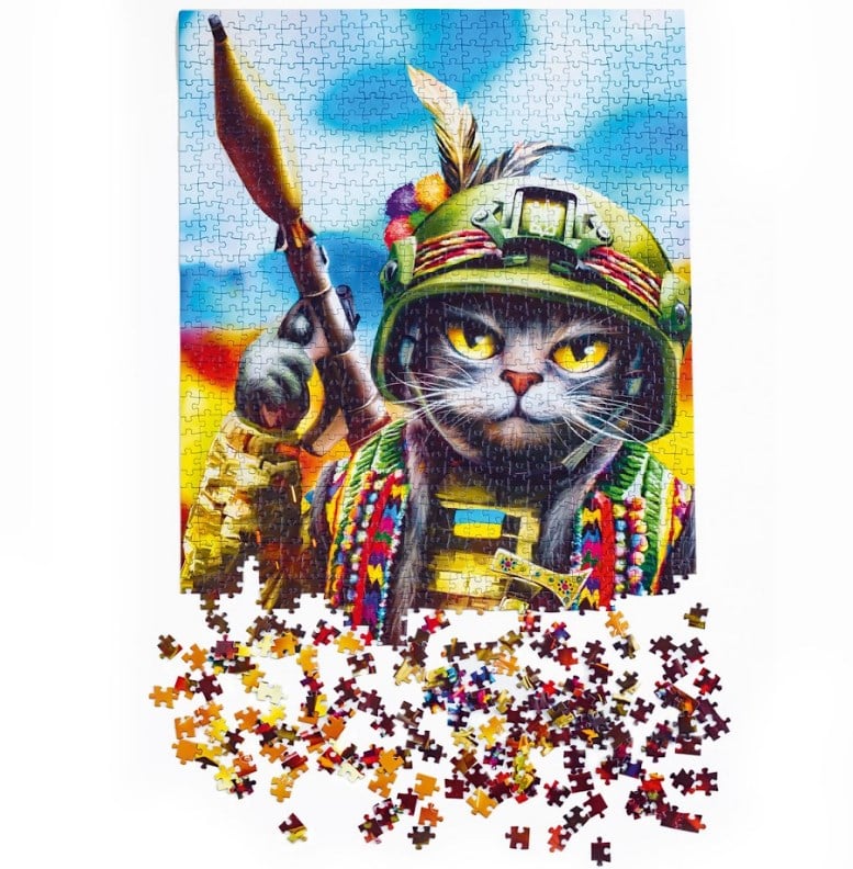 Пазли De.tail Кіт із гранатометом, 1000 елементів (DT1000-08) - фото 2