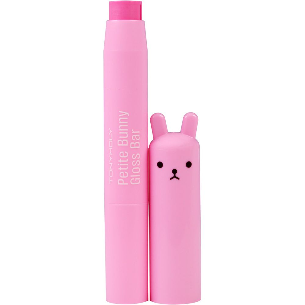 Тинт-бальзам для губ Tony Moly Petit Bunny Gloss Bars тон 01 (Juicy Strawberry) 2 г - фото 2