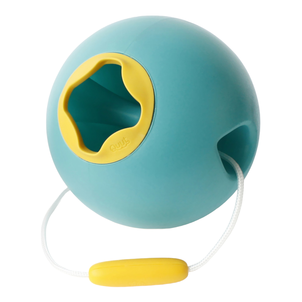 Сферическое ведро Quut Ballo голубое/желтое (170105) - фото 1