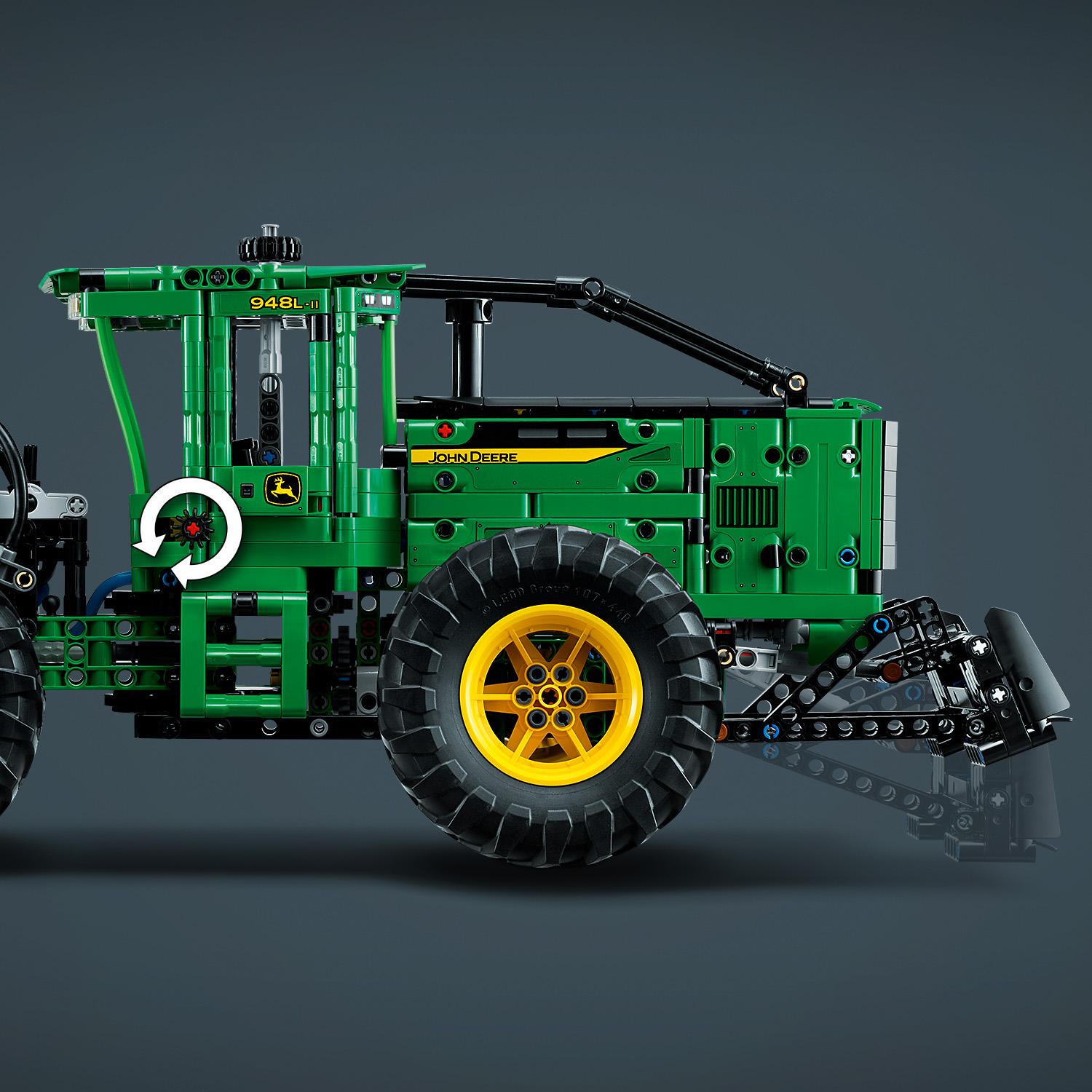 Конструктор LEGO Technic Трелювальний трактор "John Deere" 948L-II, 1492 деталі (42157) - фото 7
