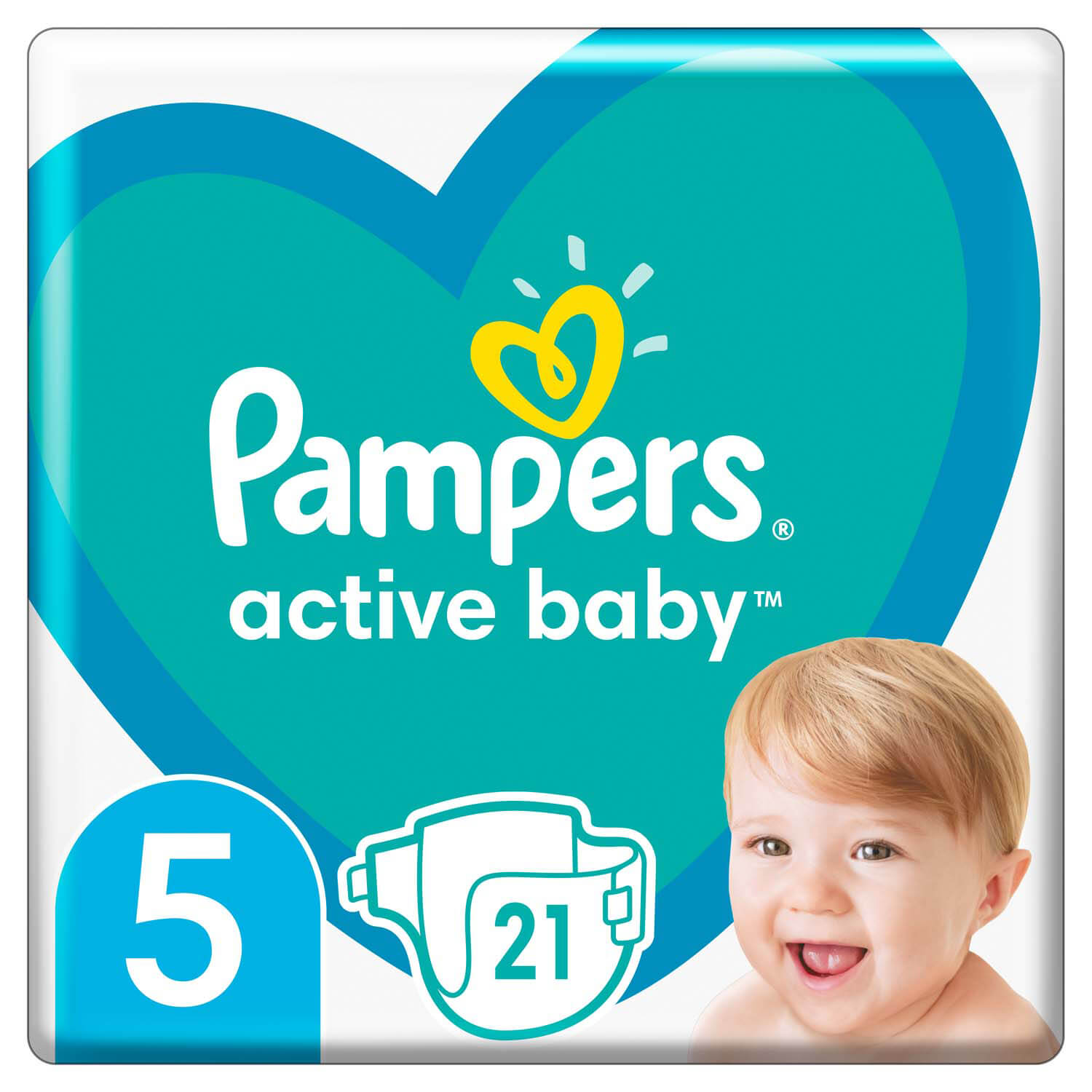 Подгузники Pampers Active Baby 5 (11-16 кг), 21 шт. - фото 1