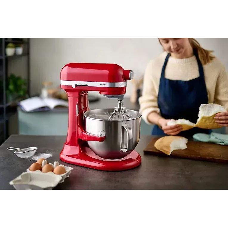 Планетарний міксер KitchenAid Artisan з підйомною чашею 5.6 л червоний (5KSM60SPXEER) - фото 10