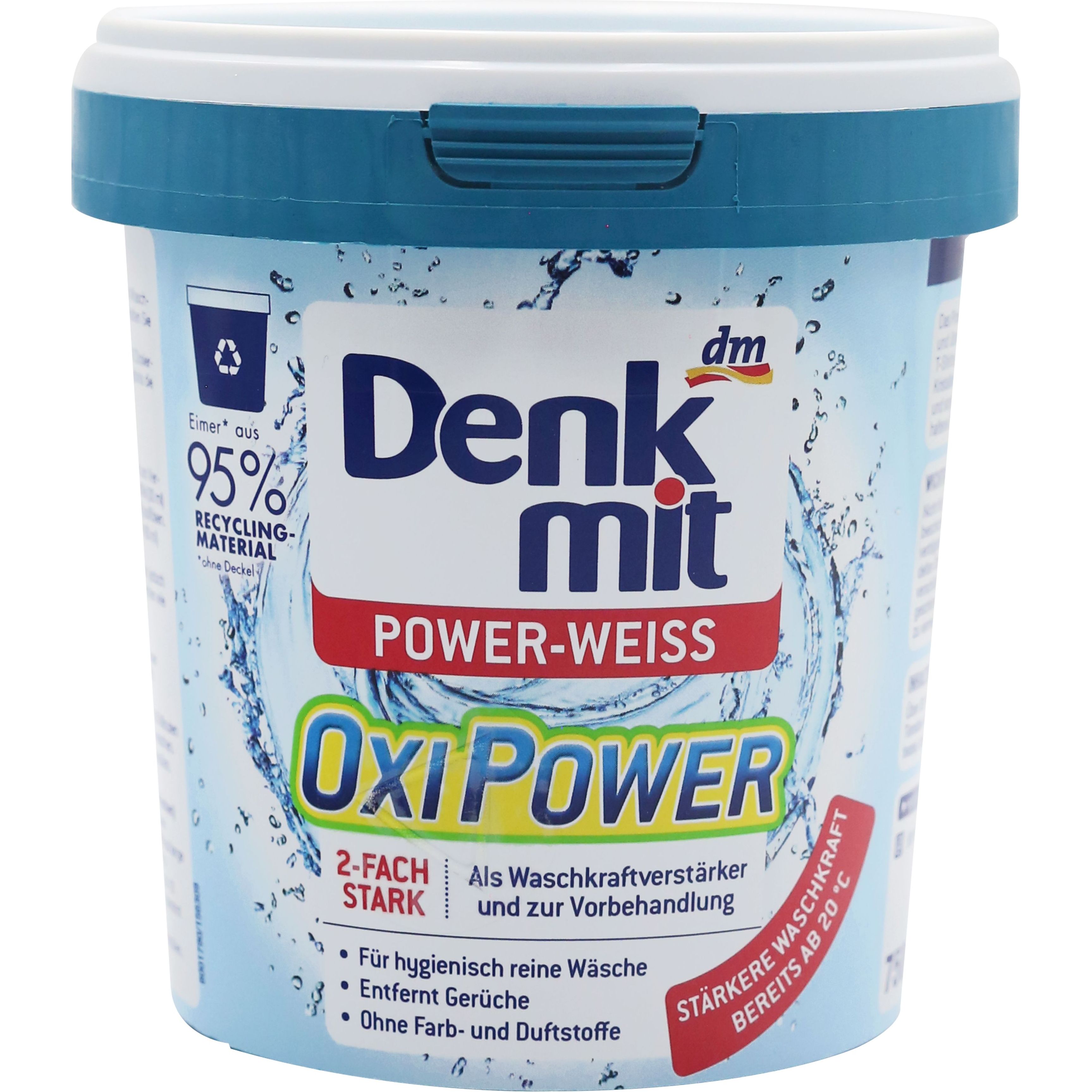Пятновыводитель Denkmit Oxi Power для белых вещей 750 г - фото 1