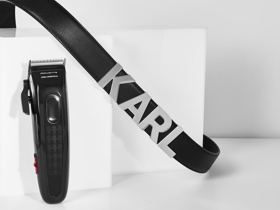 Машинка для стрижки волос Rowenta x Karl Lagerfeld Perfect Line, черная (TN152LF0) - фото 5