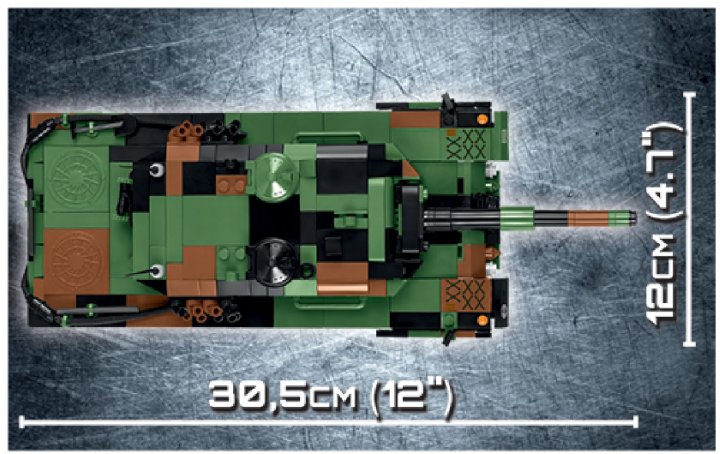 Конструктор Cobi Танк Leopard 2A4, масштаб 1:35, 864 детали (COBI-2618) - фото 10