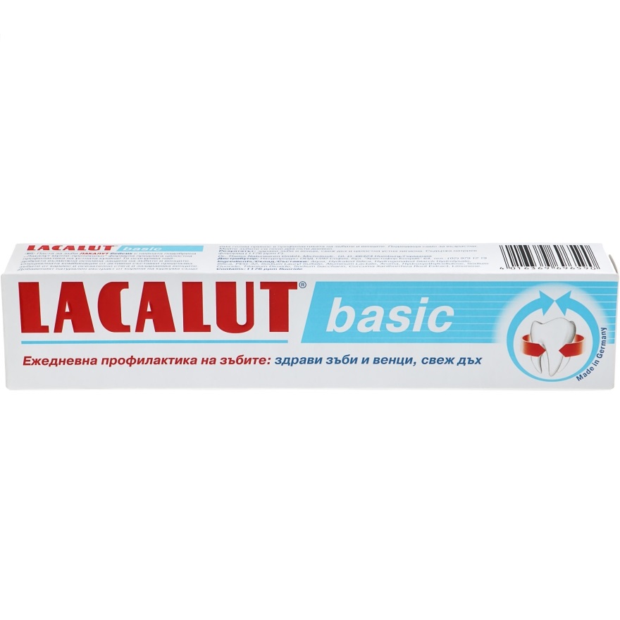 Зубная паста Lacalut Basic, 75 мл - фото 1