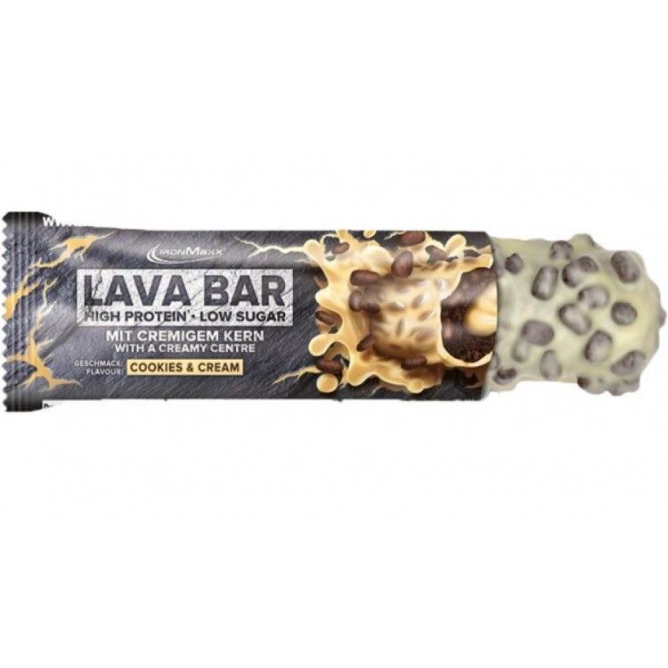 Протеиновый батончик IronMaxx Lava Bar Печенье & крем 40 г - фото 2