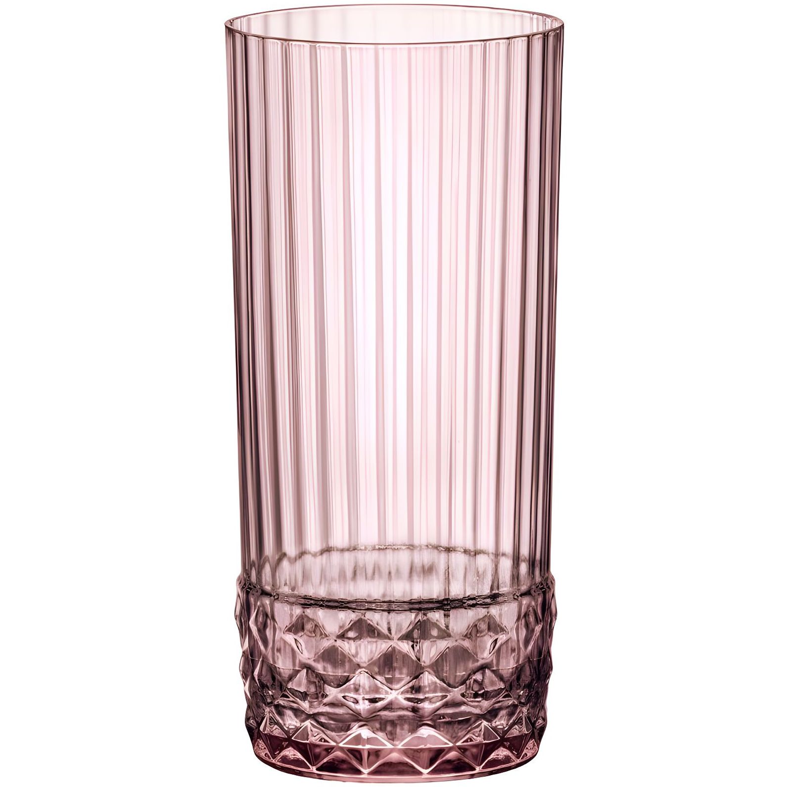 Стакан высокий Bormioli Rocco America 20s Lilac Rose 480 мл (122155BB9121990/1) - фото 1