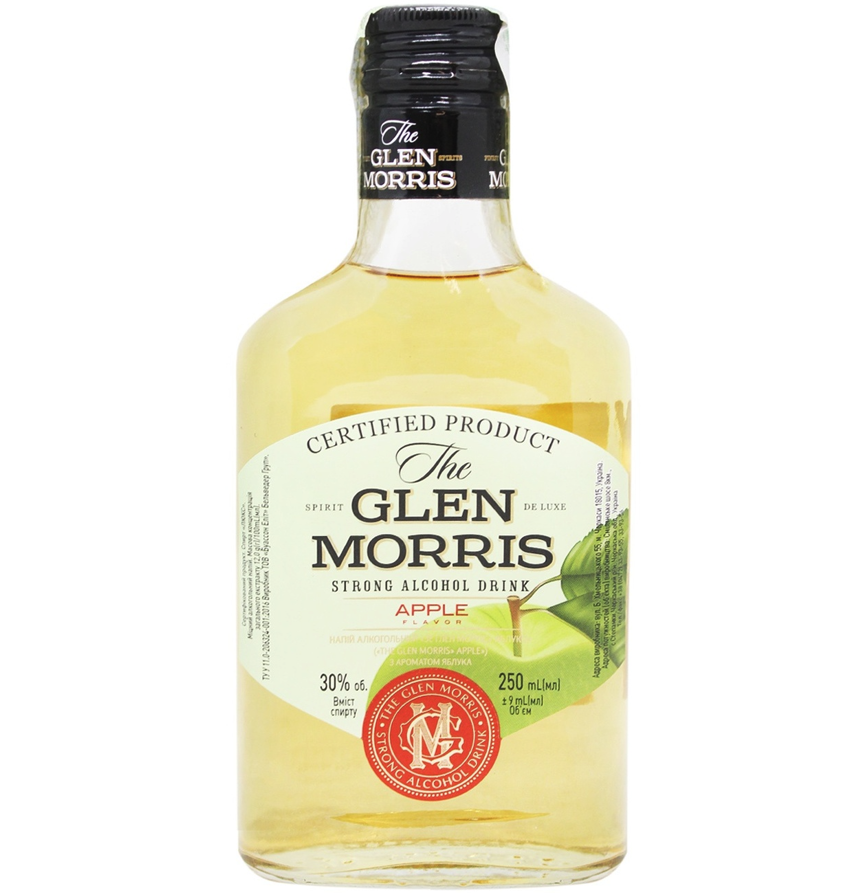 Напій алкогольний The Glen Morris Apple, 30%, 0,25 л - фото 1