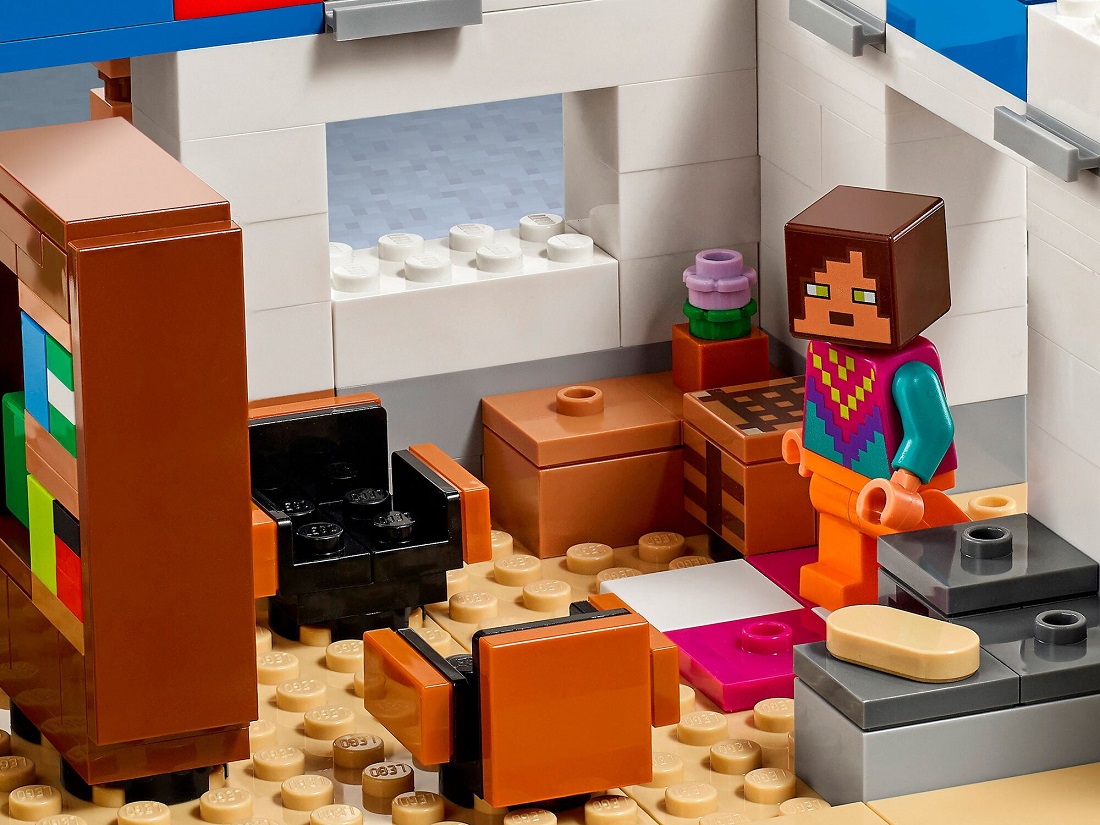Конструктор LEGO Minecraft Minecraft Село лам, 1252 деталей (21188) - фото 8