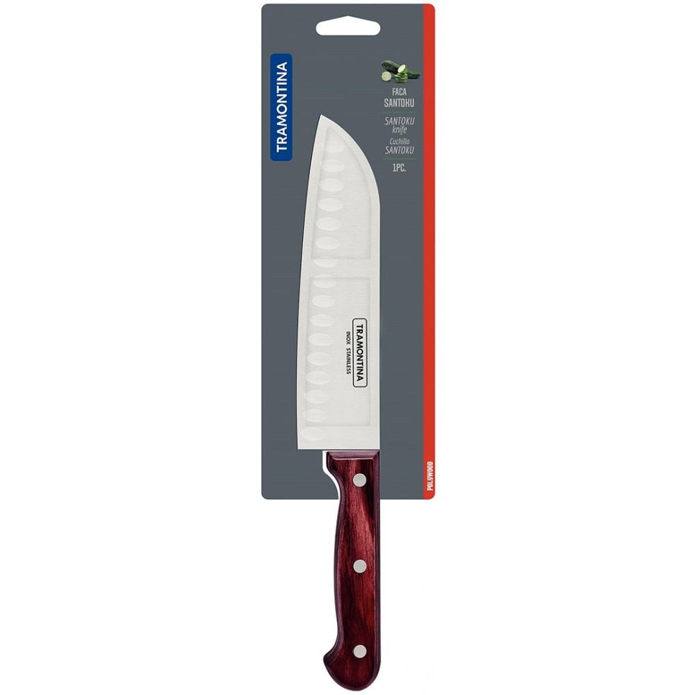 Нож сантоку Tramontina Polywood, 17,8 см (21179/177) - фото 2
