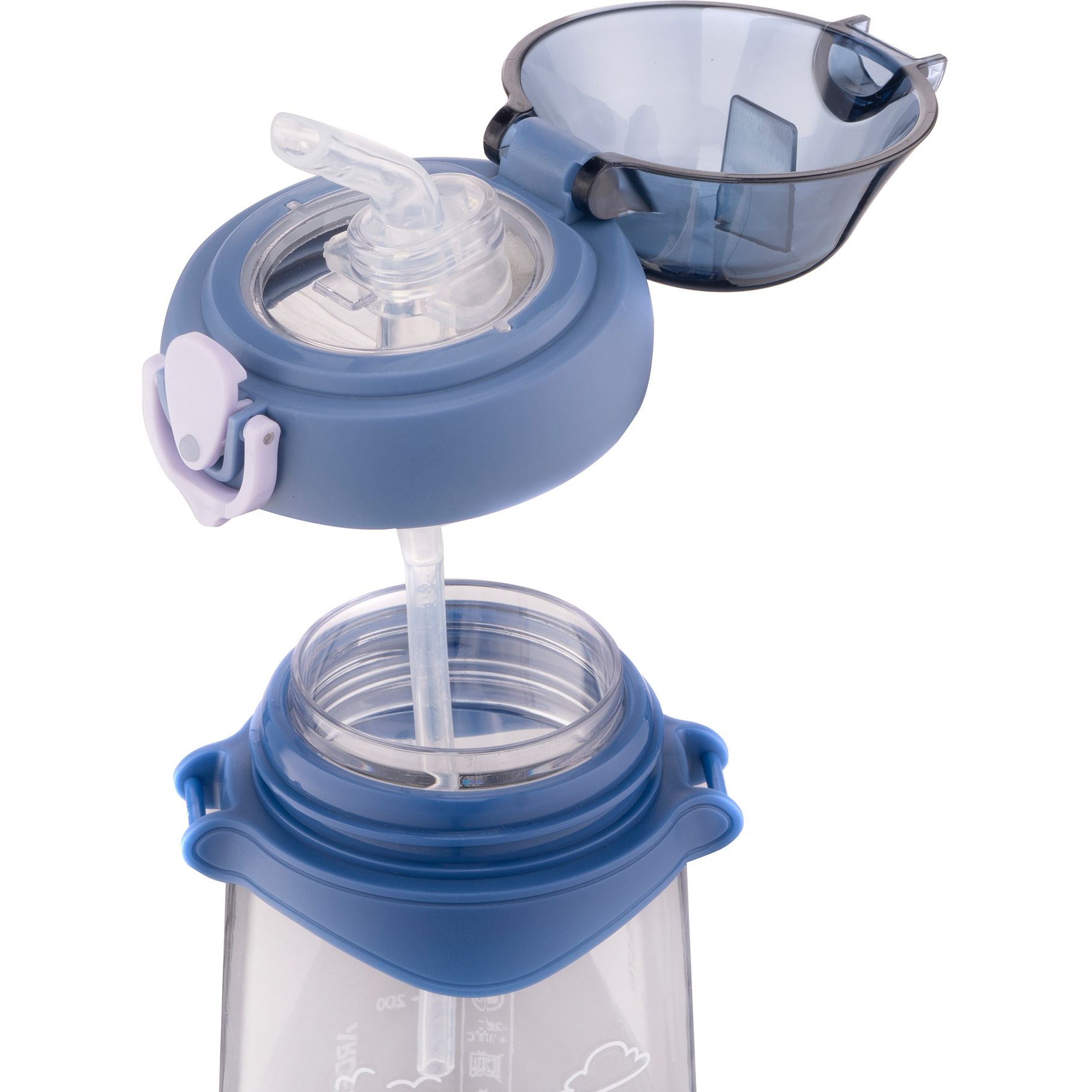Пляшка для води Ardesto Unicorn, дитяча, 500 мл, синя (AR2250PU) - фото 4