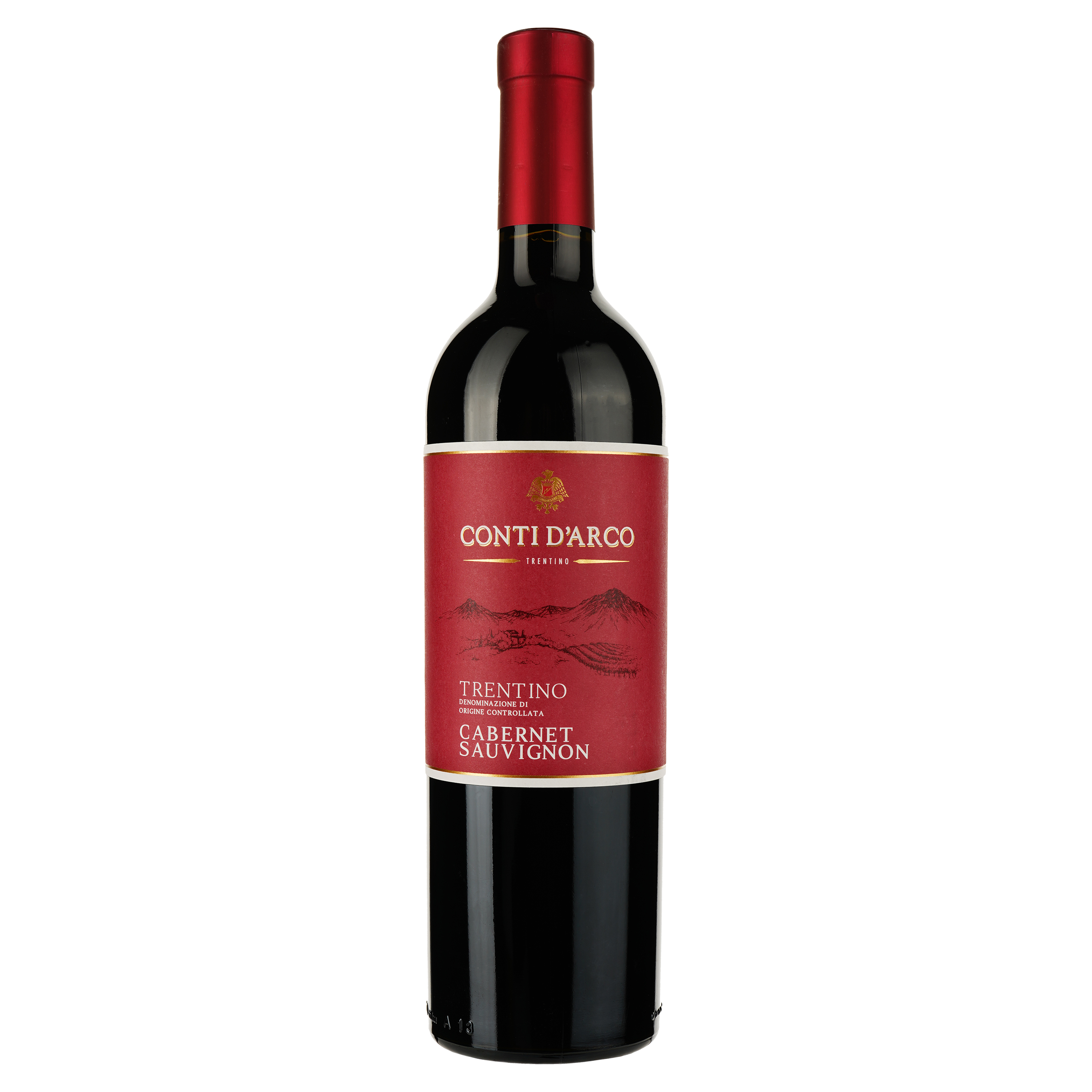 Вино Conti D'Arco Trentino Cabernet Sauvignon DOC, червоне, напівсухе, 13%, 0,75 л (574952) - фото 1