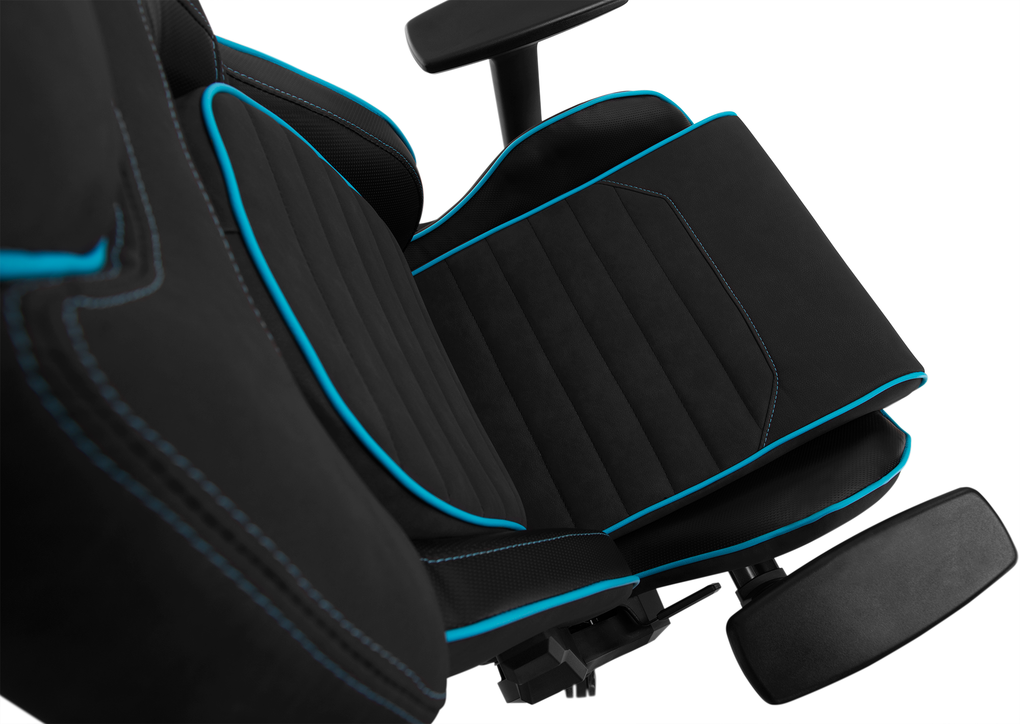 Геймерское кресло GT Racer черное с синим (X-2569 Black/Blue) - фото 11