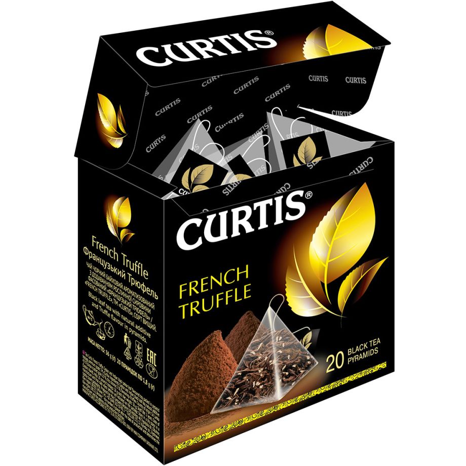 Чай черный Curtis French Truffle 36 г (20 шт. х 1.8 г) (714335) - фото 3