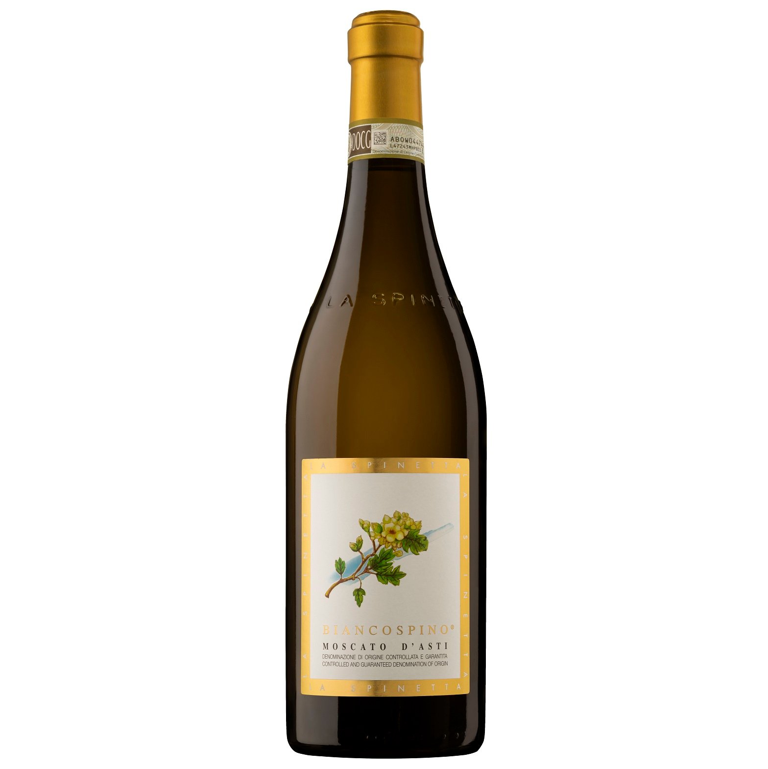 Вино слабоигристое La Spinetta Moscato d’Asti Biancospino, белое, сладкое, 5,5%, 0,75 л (8000019526301) - фото 1
