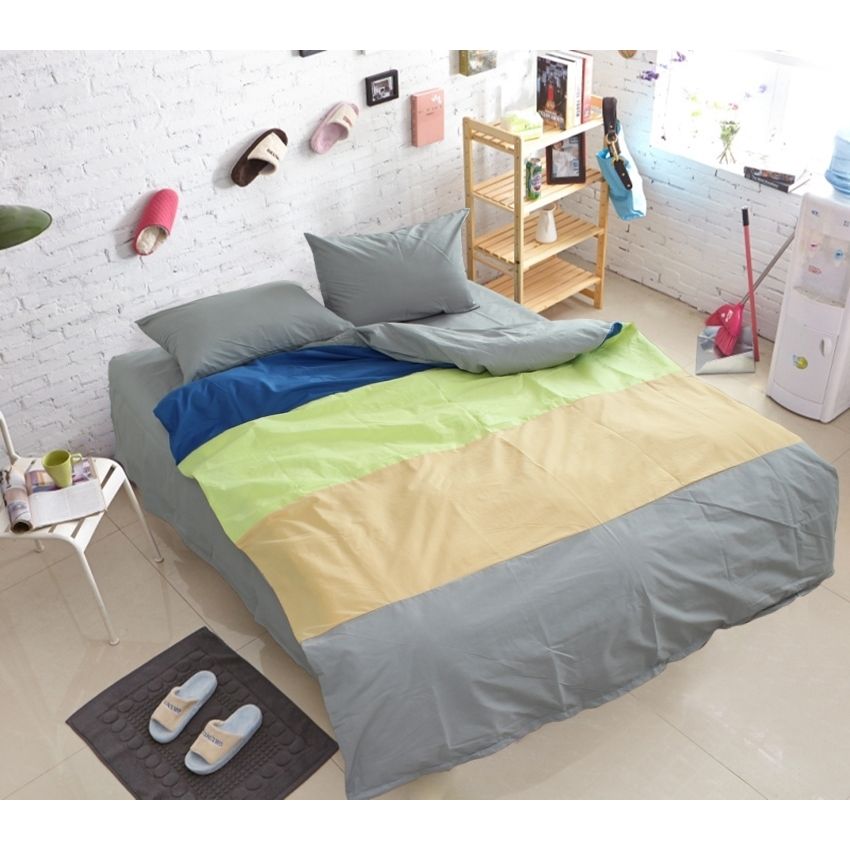 Комплект постільної білизни TAG Tekstil 2-спальний Різнокольоровий 000163776 (CM-R09) - фото 1