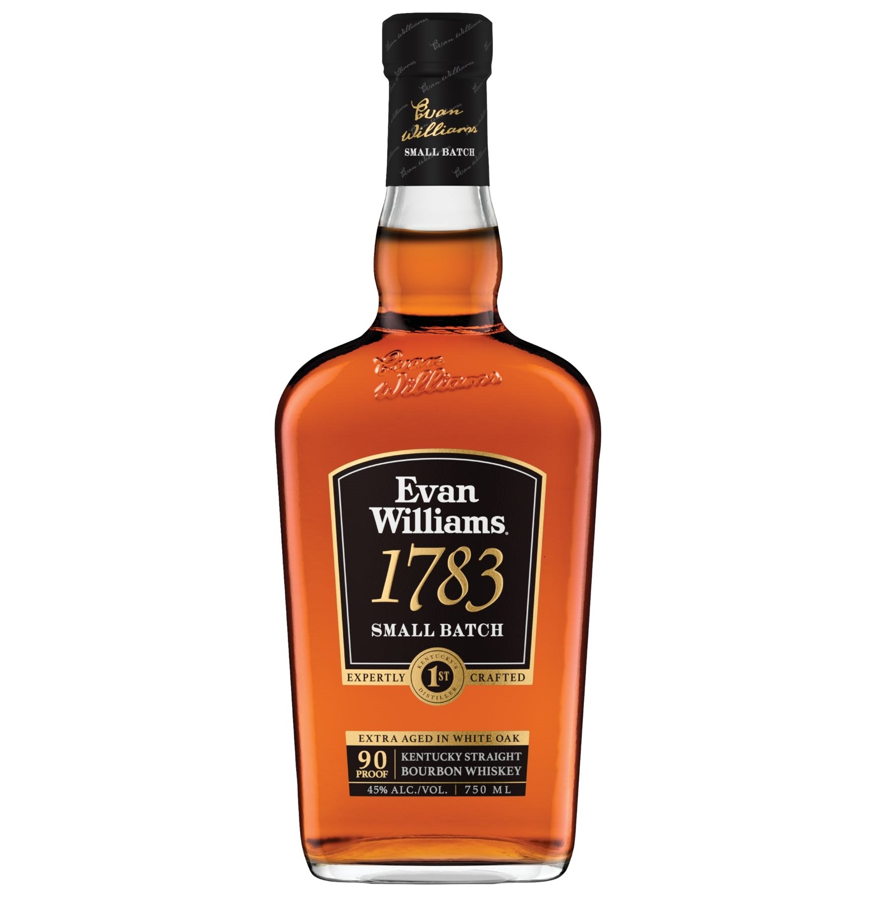 Бурбон Heaven Hill Distilleries Evan Williams 1783 45% 0.75 л - фото 1