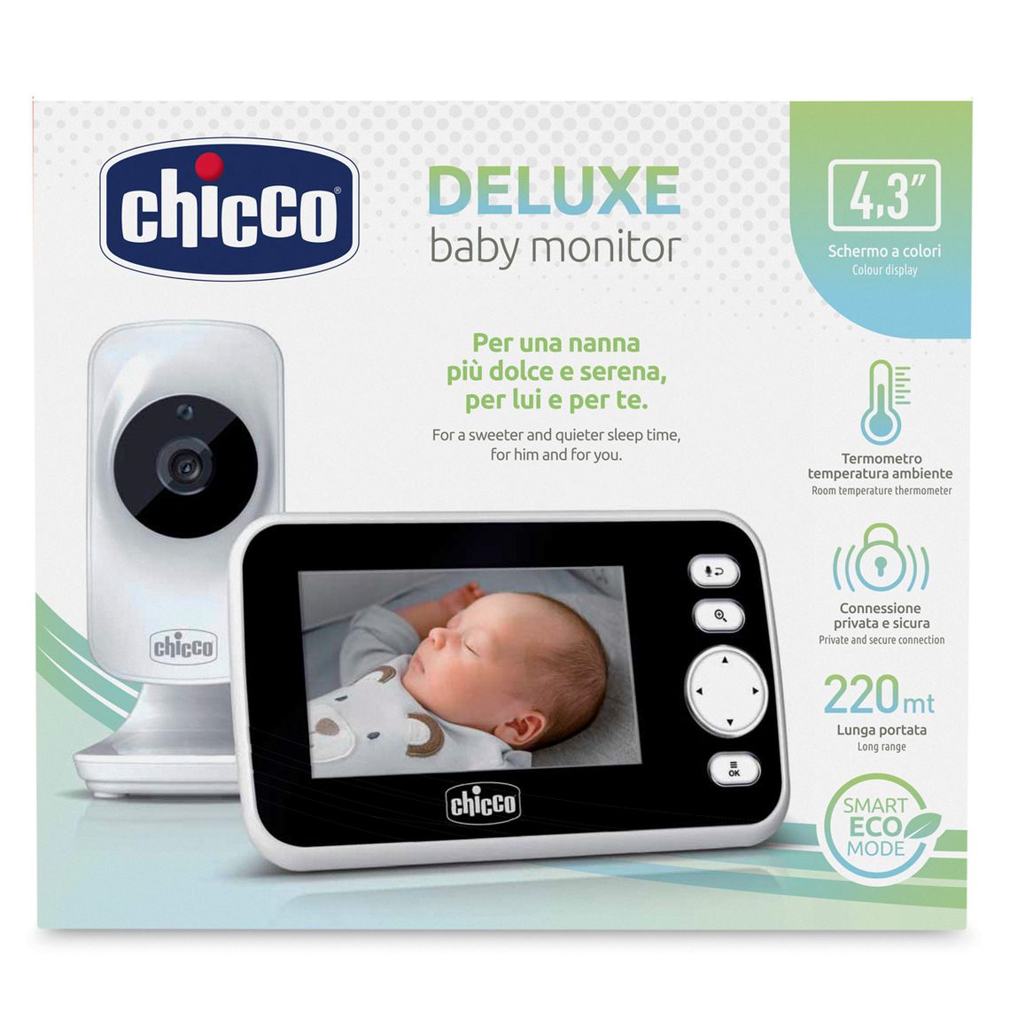Цифрова видеоняня Chicco Video Baby Monitor Deluxe (10158.00) - фото 2