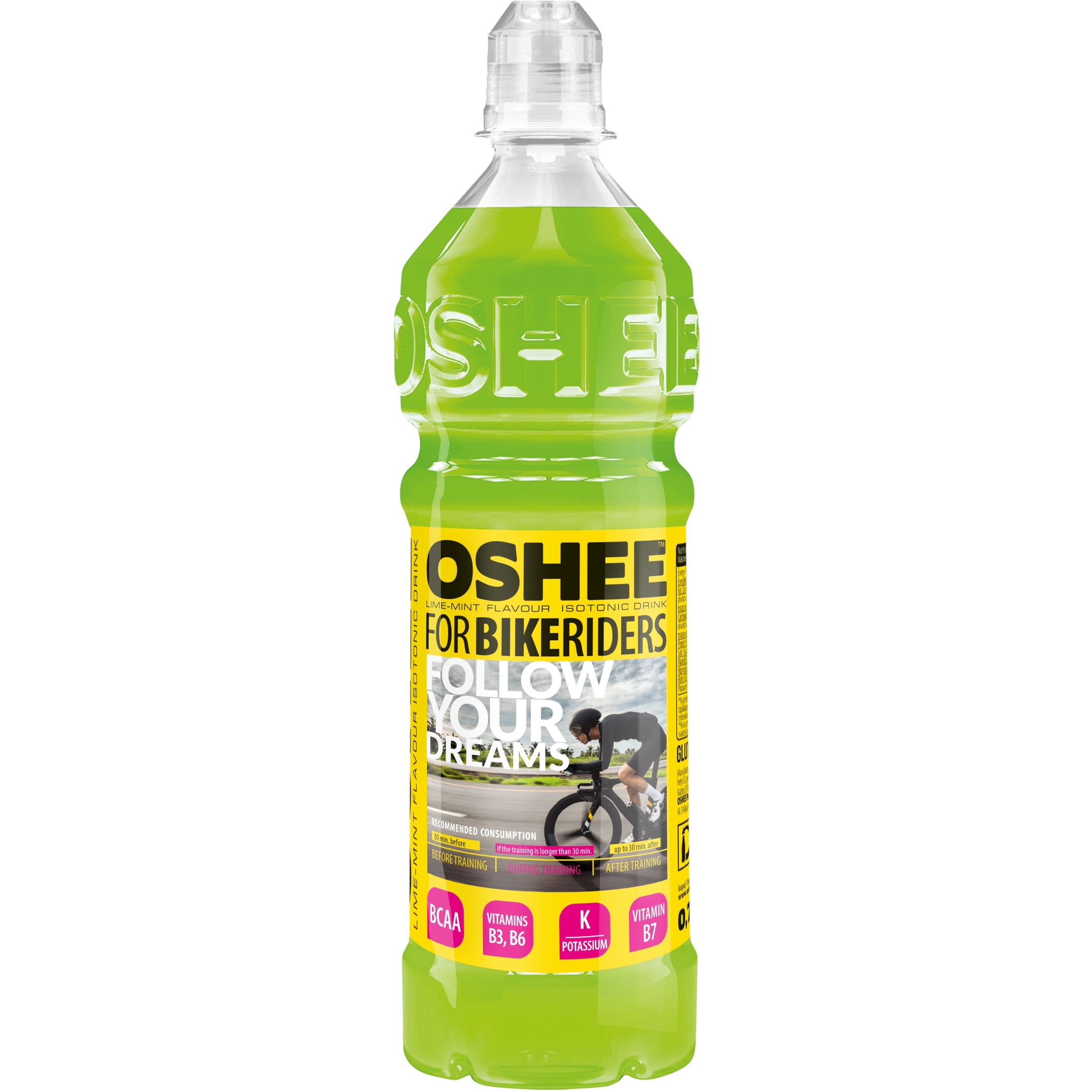Напиток Oshee Lime-Mint Изотоник 0.75 л - фото 1