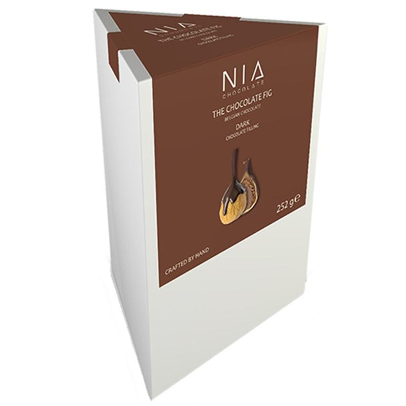 Цукерки Nia Chocolate Інжир сушений у чорному шоколаді з ароматом бренді 252 г - фото 2