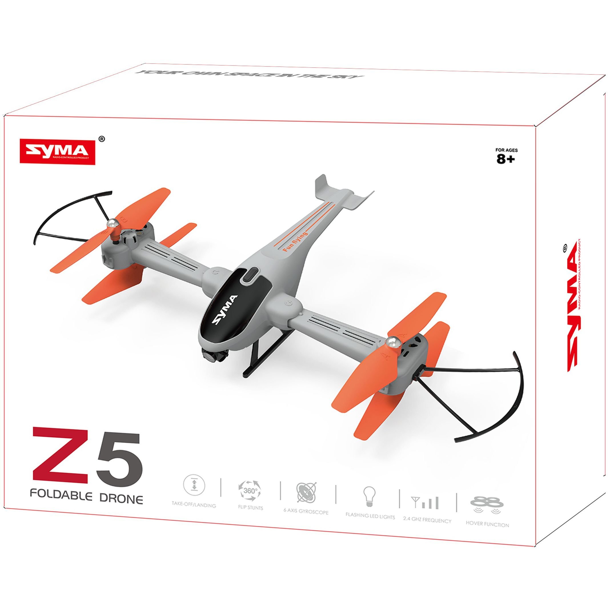 Іграшка на радіокеруванні Syma Квадрокоптер-гелікоптер 32 см (Z5) - фото 13