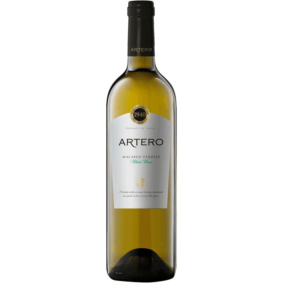 Вино Artero La Mancha D.O. Macabeo-Verdejo белое сухое 0.75 л - фото 1