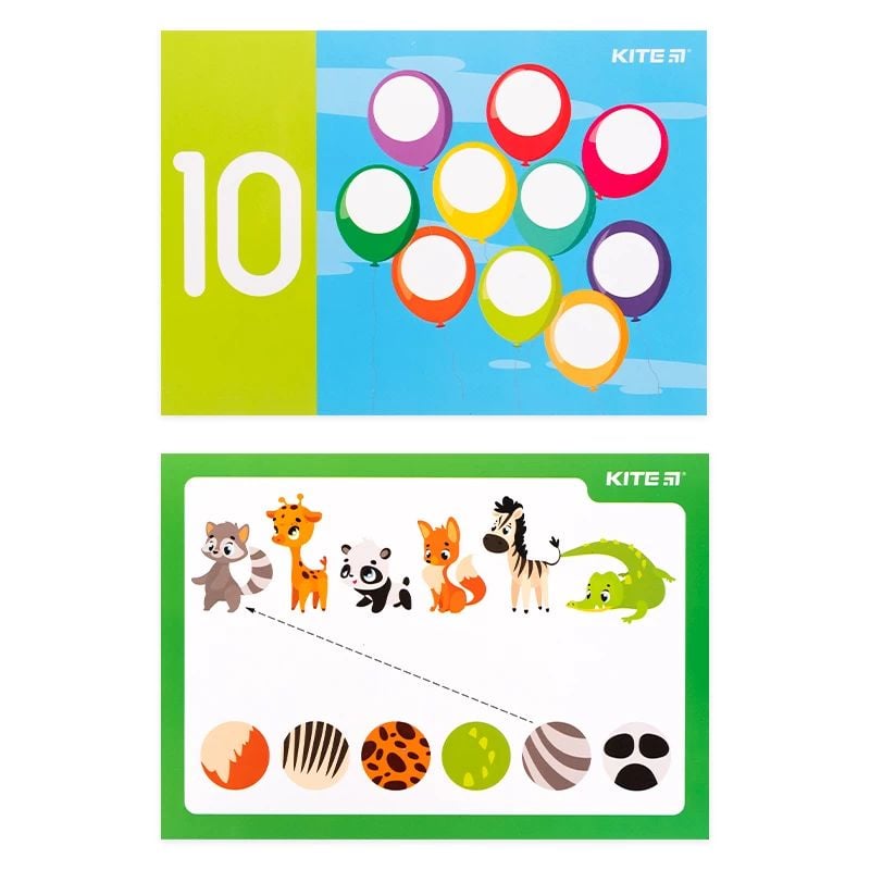 Набор Kite Лепи и развивайся 3 цвета 10 карточек и инструменты (K21-327-02) - фото 15