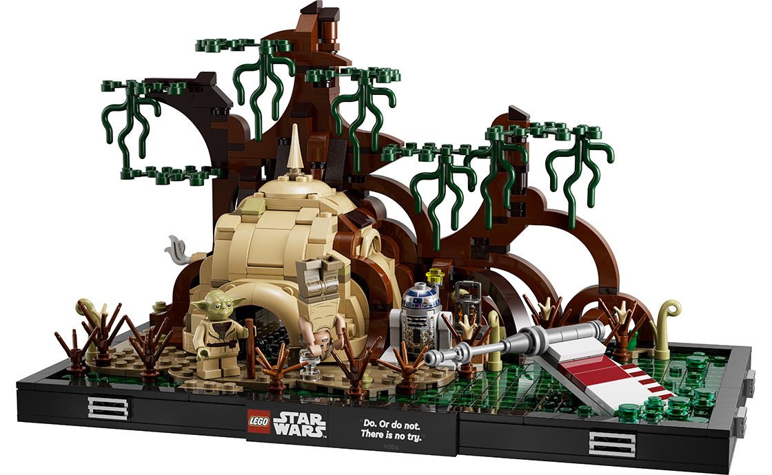 Конструктор LEGO Star Wars Dagobah Обучение джедаев Диорама, 1000 деталей (75330) - фото 3