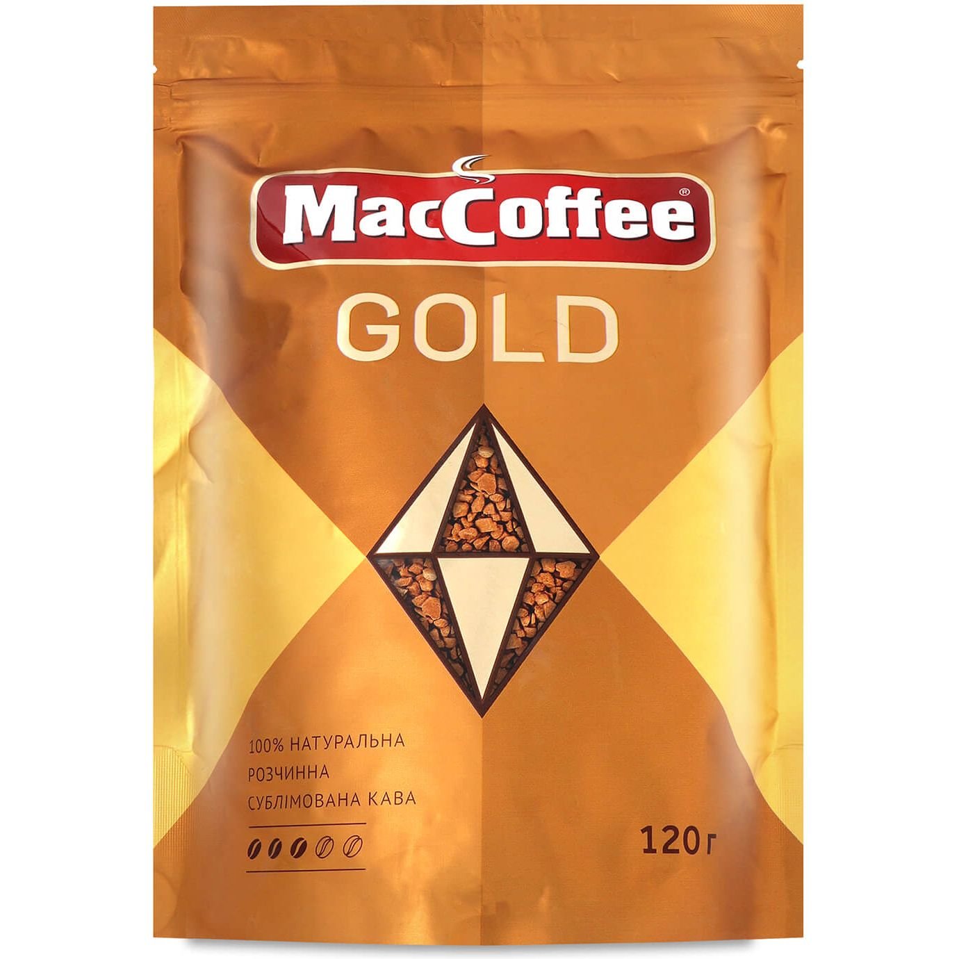 Кофе растворимый MacCoffee Gold 120 г (857466) - фото 1