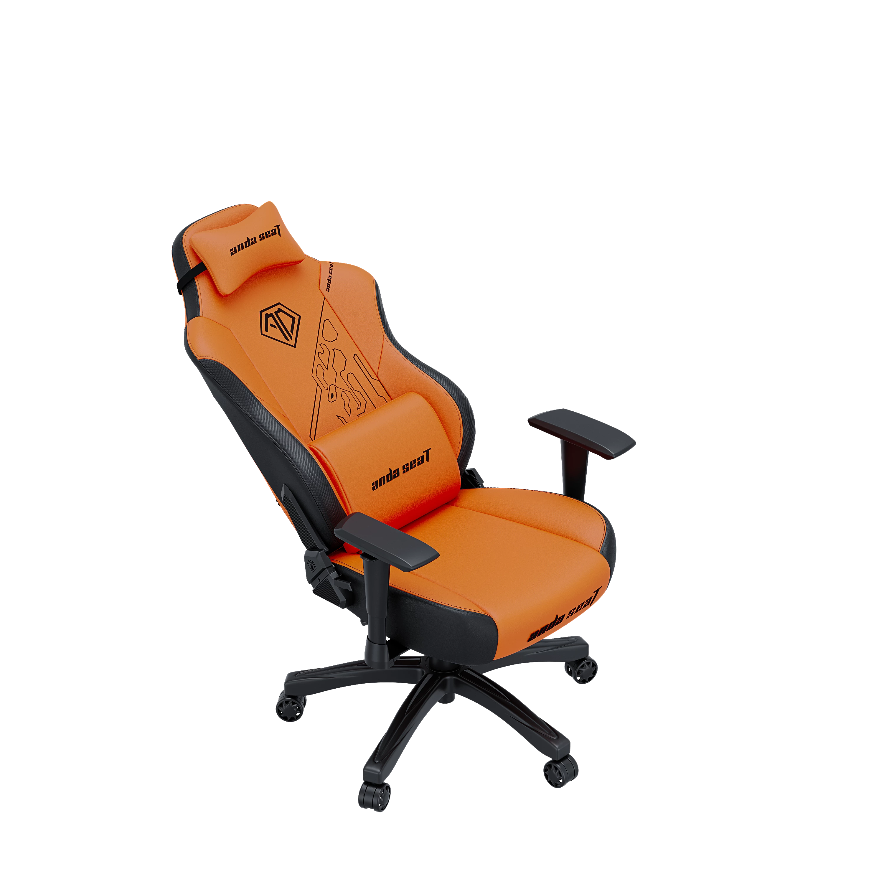 Игровое кресло Anda Seat Phantom 3 Tiger Edition Orange Size L (AD18Y-14-OB-PV/C) - фото 6