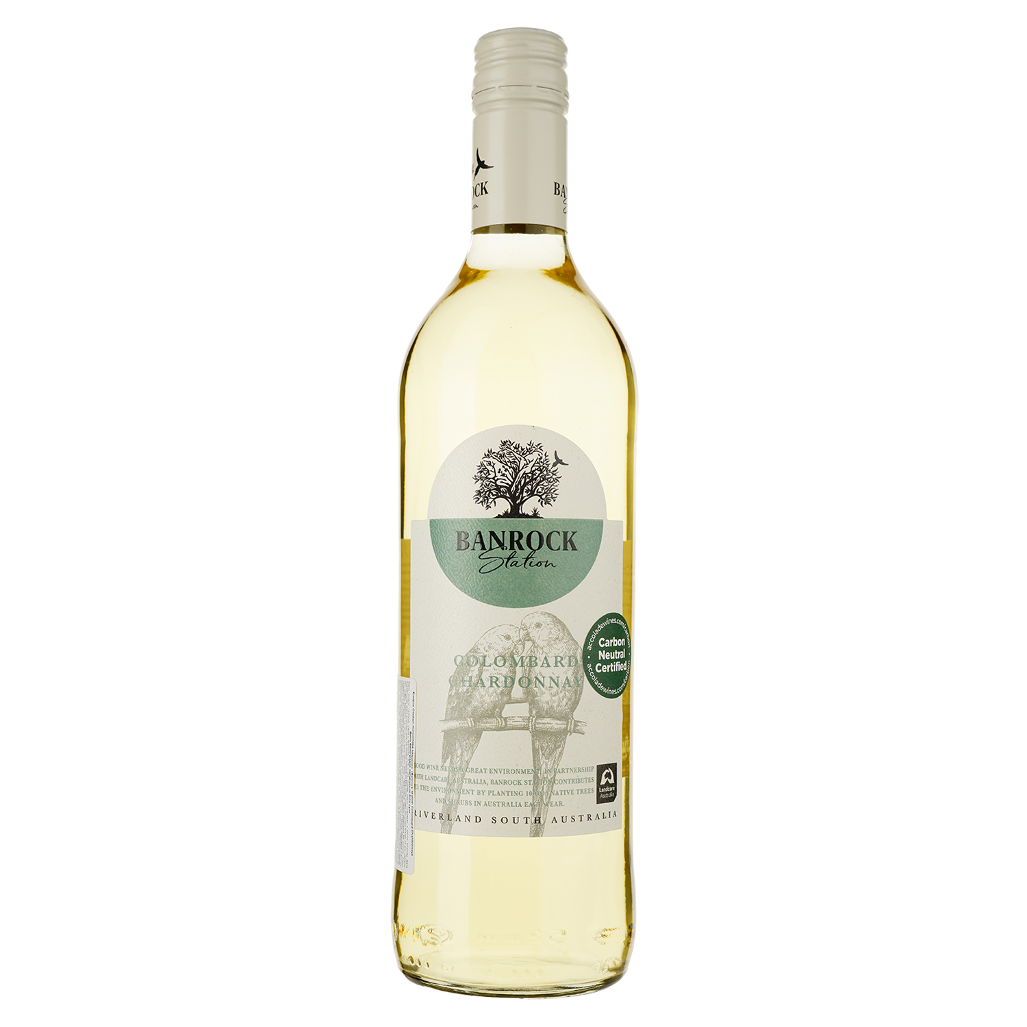 Вино Banrock Station Сolombard Chardonnay, белое, сухое, 12%, 0,75 л - фото 1