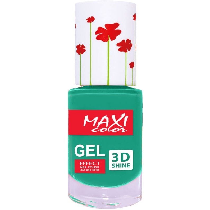 Лак для нігтів Maxi Color Gel Effect Hot Summer відтінок 15, 10 мл - фото 1