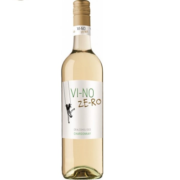 Вино Vi-No Ze-Ro Chardonnay, біле, напівсолодке, 0%, 0,75 л - фото 1