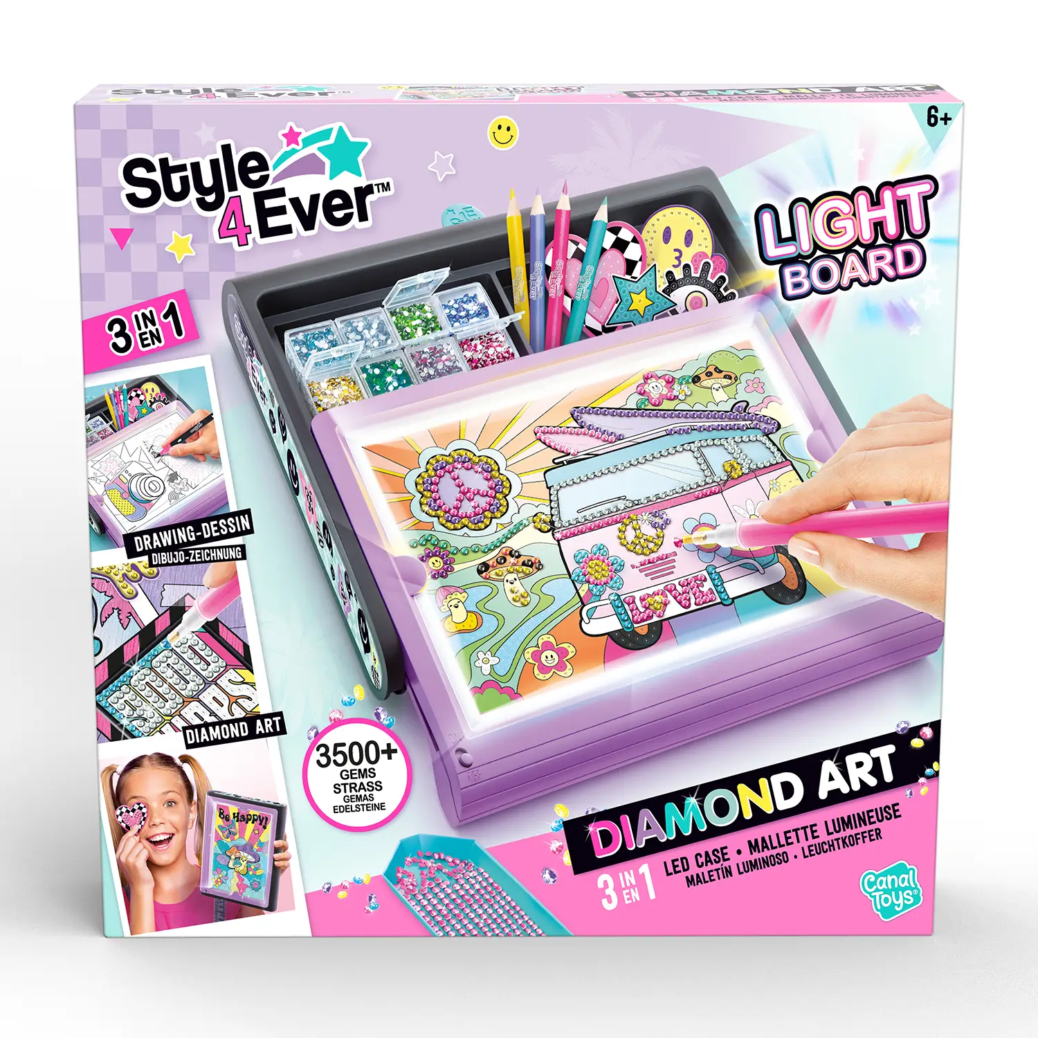 Набор для творчества Canal Toys Style 4 Ever Diamond Art Фабрика с подсветкой (OFG300) - фото 3