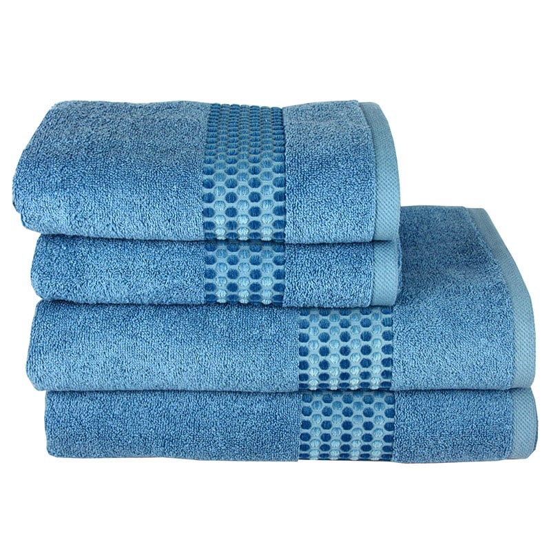 Полотенце махровое Maisonette Classy, 70х140 см, синий (8699965114475) - фото 1