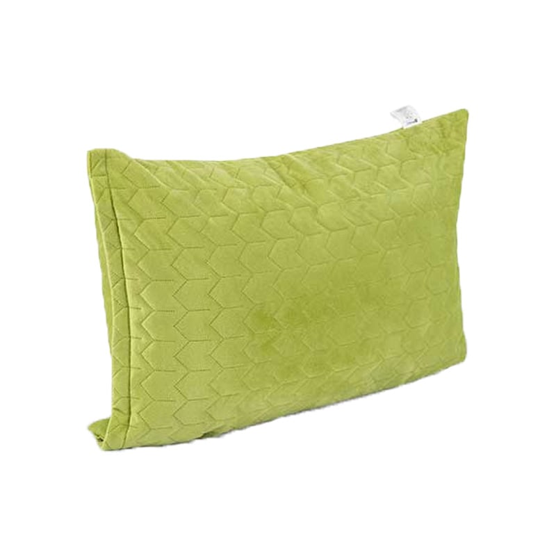 Чехол на подушку Руно Green Banana на молнии, стеганый микрофайбер+велюр, 50х70 см, зеленый (382.55_Green banana) - фото 1