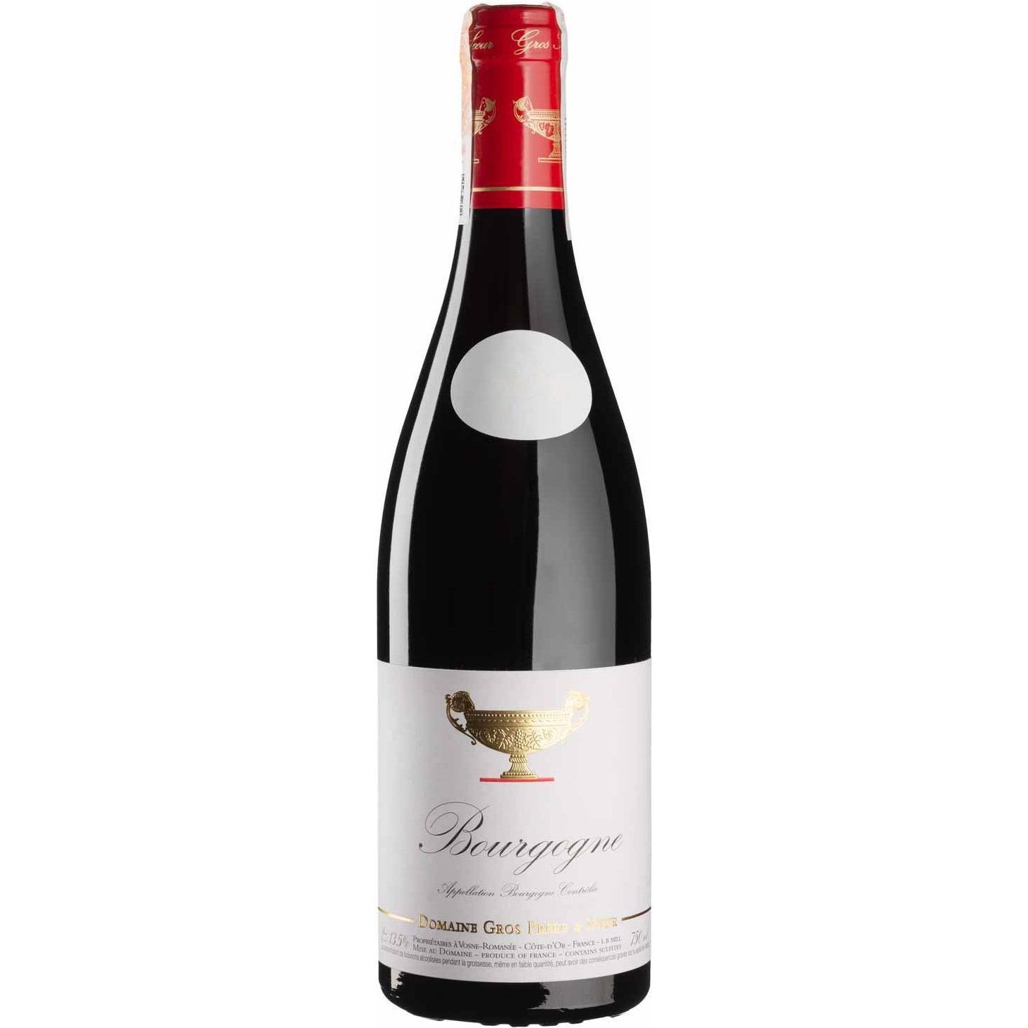 Вино Gros Frere et Soeur Bourgogne 2020, красное, сухое, 0,75 л - фото 1