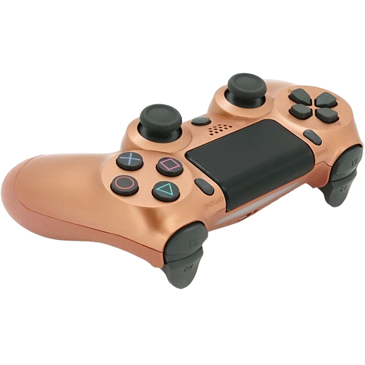 Геймпад джойстик Doubleshock Wireless PS4 Double Motor Vibration DualShock 4 Gold - фото 1